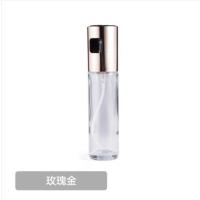 304不锈钢小喷油壶喷油瓶油罐喷雾化瓶厨房玻璃酱油瓶家用厨房油 玫瑰金(送漏斗)