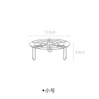 304不锈钢家用隔水锅内蒸菜架子高脚蒸笼架电饭煲高压锅大号蒸格 304不锈钢蒸架小号1个