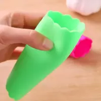 不锈钢手动环形压蒜器压泥器蒜蓉蒜泥压蒜神器捣蒜器家用拍蒜工具 优质剥蒜器(1个装的)
