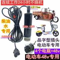 电动抽水泵抽油泵抽油泵48v60v自吸泵潜水泵油抽子 48伏 单泵