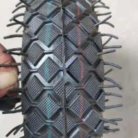 300-8加厚外胎14寸老虎车轮子外胎手推车橡胶充气轮外带400-8外胎 250-4普通外胎