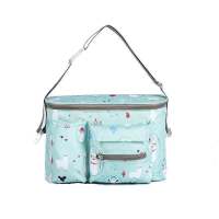 厂家直销婴儿车挂包宝宝推车挂袋伞车收纳储物袋子置物篮架化妆包 淡绿