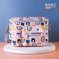 宝宝手推车多功能置物袋便携通用挂包大容量婴儿车储物包溜娃神器 黄色狮子