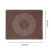 揉面擀面垫家用大号加厚硅胶烘焙工具垫防滑不粘和面板案板擀面杖 硅胶垫