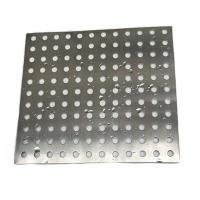 防盗窗垫板不锈钢阳台家用防护栏多肉花架打孔网格冲孔挡板防盗网 10厘米*5厘米 优质不锈钢