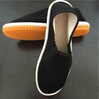 正宗西山布鞋黑布鞋老布鞋牛筋底千层底男款布鞋透气防滑底休闲鞋 黑色 37