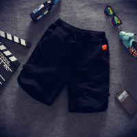 [单条/2条装]短裤男休闲五分裤大码夏季中国风薄款男士短裤 黑色 M/165