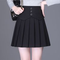 黑色百褶裙短裙女2021年夏季新款半身裙高腰小黑裙显瘦A字裙伞裙 黑色 《厂家发货,运险费》 M 2尺(27码)