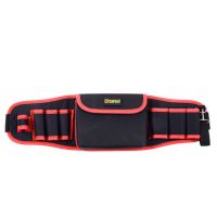 电工专用工具包腰包帆布多功能 腰带式 随身工具包 小号 木工五金 红色