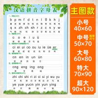 小学汉语拼音字母表墙贴儿童早教声母韵母整体认读全套儿童墙贴 汉语拼音字母表(主图款) 小号40x60厘米