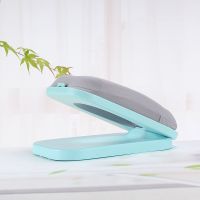 小学生午睡枕趴睡神器枕头儿童多功能办公室午休靠枕抱枕便携折叠 清新绿+有支撑可拆洗