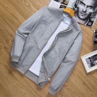 富贵鸟夏季男夹克新款防晒衣韩版皮肤衣薄空调衫外套薄款时尚上衣 灰色 M