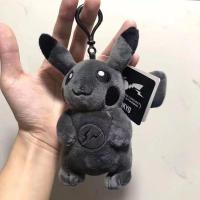 藤原浩暗黑皮卡丘丑萌毛绒玩偶钥匙扣包包挂件书包挂饰小公仔礼物 站姿