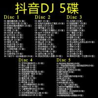 网络流行中文DJ英文3D环绕舞曲电音劲爆重低音车载CD光盘碟片dj 抖音DJ 5碟