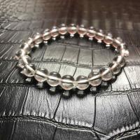 天然水晶手串白水晶茶水晶手链吊坠项链宝石戒指女碧玺石榴石水晶 天然白水晶7mm*送国检证书