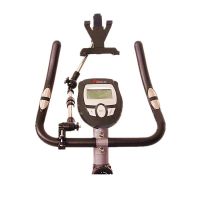 动感单车椭圆机跑步机平板手机支架健身车通用平板夹可调节角度 平板夹款(含长杆)