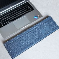 新款小米WXJS01YM台式机键盘膜无线键位防尘保护套凹凸硅胶防水垫 透明专用[拍下发一张] WXJS01YM