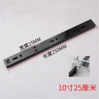 电脑桌滑轨一副 两节钢珠导轨 抽屉轨道 家具滑道滑槽 键盘滑轮 黑色10寸=25厘米-1付 配螺丝