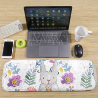 卡通海绵手肘垫键盘胳膊手托电脑办公护肘垫护腕托鼠标垫趴睡垫子 A[紫花兔]