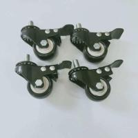 麻将机配件麻将桌万向轮子全自动餐桌脚移动轮子圆形水滴形管轮子 4个轮