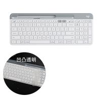 罗技专用 MK470 K580 键盘保护膜卡通可爱无线键鼠套装硅胶防尘罩 透明选这个 罗技MK470