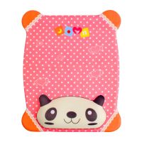 卡通硅胶护腕鼠标垫手托电脑办公可爱女生3D腕垫立体舒适柔软动漫 橘色熊猫