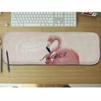 MZao卡通海绵手肘垫键盘告别鼠标手办公护肘垫护腕托鼠标垫趴睡 油画系夏日火烈鸟20*60CM