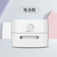 南极人桌面吸尘器可充电迷你便携电动清理神器吸灰机铅笔渣沫自动 360度上升风向-电池款 赠电池2节