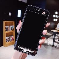 苹果6s卡通钢化膜可爱8p手机贴膜7plus前后全屏彩膜8玻璃膜6p女款 软边米奇钢化玻璃单前膜 7plus/8plus