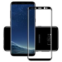 三星S8 S8+plus钻石曲面钢化膜Galaxy SM-G9550 G9500玻璃手机膜 [3D曲面全屏贴合]黑色一片