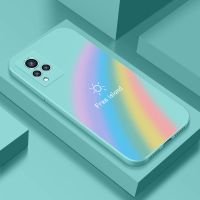 彩虹vivos9手机壳s9e女款s7夏s6新品s5软硅胶镜头全包防摔保护套 淡青色-彩虹岛(无侧边无挂绳) S9