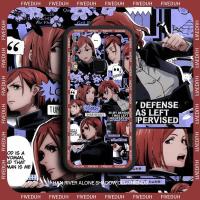 咒术回战vivoy52s手机壳y9s液态硅胶z5x日系动漫防摔全包软保护套 vivoz5x[钉崎野蔷薇-优雅黑]