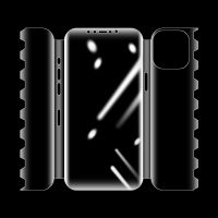 苹果12ProMax全包膜iPhone12水凝膜蝴蝶膜12pro手机钢化膜12mini [超清1套]新款360一体全包蝴