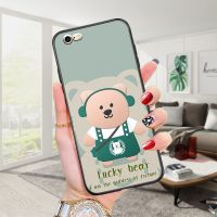苹果6p/6sp手机壳女轻薄软硅胶保护套iPhone6plus/6splus全包磨砂 幸運小熊 苹果6p/6sp[送指环