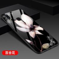 vivoX21i手机壳voivX保护套viv0x21ia防摔vovox玻璃镜面vivix镜头 百合花[单壳]