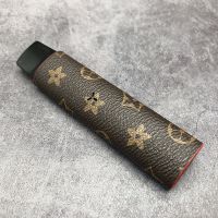 新款新柚子丫ooz保护套2代1一二新款奢华烟杆皮套烟套挂绳yoooz外 丫ooz老花 无挂绳