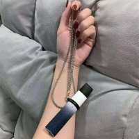 丫ooz柚子挂绳防丢挂链一二代通用mini悦克瑞克唯它非我通用 珍珠链+黑色挂圈 一条装