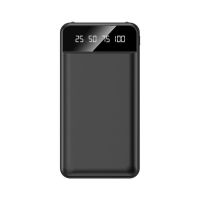 充电宝20000大容量快充学生耐用2万毫安手电筒移动电源可上飞机 黑色 10W快充 10000毫安