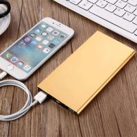 大容量太阳能快充电宝10000毫安华为2苹果安卓手机万通用5000 不带太阳能土豪金 普通版 5000毫安