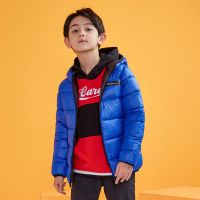 Moomoo童装男童加绒上衣外套 网络蓝 110/52