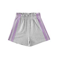moomoo童装女童休闲宽松短裤 潮泞灰 110/50