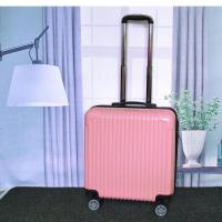18寸行李箱20迷你拉杆箱女小型登机箱男学生密码箱小旅行箱包便宜 18寸登机箱 浅粉色[经典款]