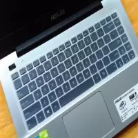 华硕14寸笔记本键盘保护膜A455L电脑W419L垫K455L套X441N罩A450C 透明 凹凸