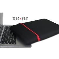 笔记本内胆包通用电脑15.6寸平板14保护套联想 华硕苹果戴尔内包 黑色 （翻过来是红色） 7寸