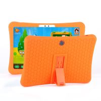 读书郎C10X/XS保护套T11支架款防摔皮套软壳熊孩子C10PRO硅胶套 支架硅胶套阳光橙 C10系列支架硅胶套