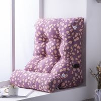 孕妇哺乳靠垫床头靠背枕沙发靠背垫床头软包靠背枕木椅靠垫可拆洗 叶子 45*30*60(无头枕)