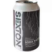 屈臣氏Watsons苏打水330ml*24罐 屈臣氏香草味 原味 苏打汽水整箱 [赛克斯盾]原味苏打水*24罐