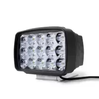 汽车led大灯12V24V货车LED射灯超亮越野车改装灯摩托车灯挖掘机灯 2寸方大视野