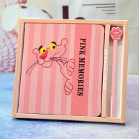 生日礼物女生文艺范手账本送男朋友同学闺蜜情侣教师节礼物毕业 粉红豹B笔记本 家用普通包装