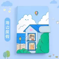 少女心手账本套装全套便宜手账本子可爱韩版生日礼物女毕业礼物 海边度假手账本